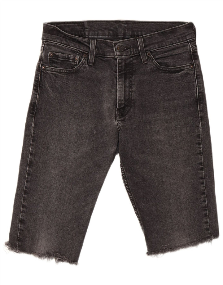 Levi's Mens 511 Denim Shorts W30 Medium Grey Cotton