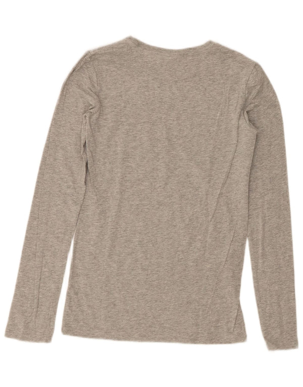 Diesel Haut Graphique Fille Manches Longues 13-14 ans XL Gris