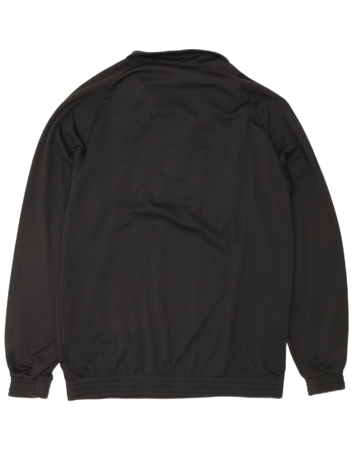 Umbro Tuta da uomo pullover con zip e collo, grande, in poliestere nero