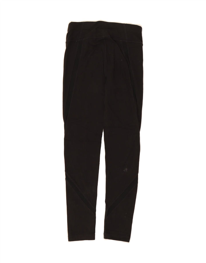 ATHLETA Girls Leggings 11-12 Years Large Black Nylon Vintage Athleta and Second-Hand Athleta from Messina Hembry 