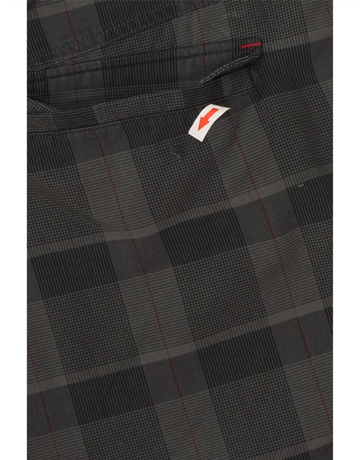 O'Neill Mens Chino Shorts W36 Large  Grey Houndstooth