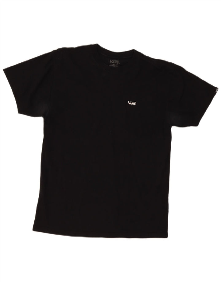 Vans Mens Classic Fit T-Shirt Top Medium Black Cotton