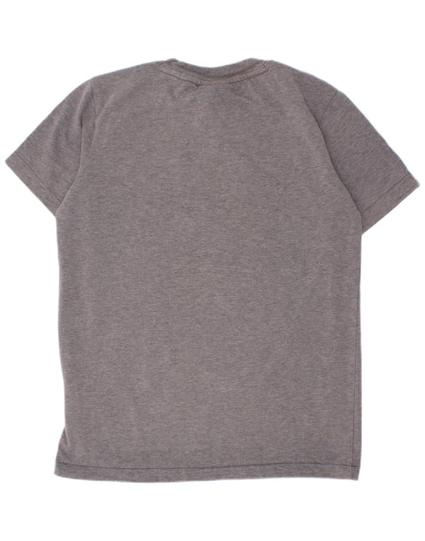 Nike Boys Dri Fit T-Shirt Top 8-9 Years Small Grey Cotton