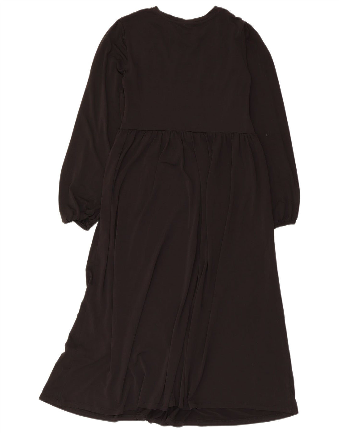 Zara Womens Long Sleeve Maxi Dress UK 12 Medium Black