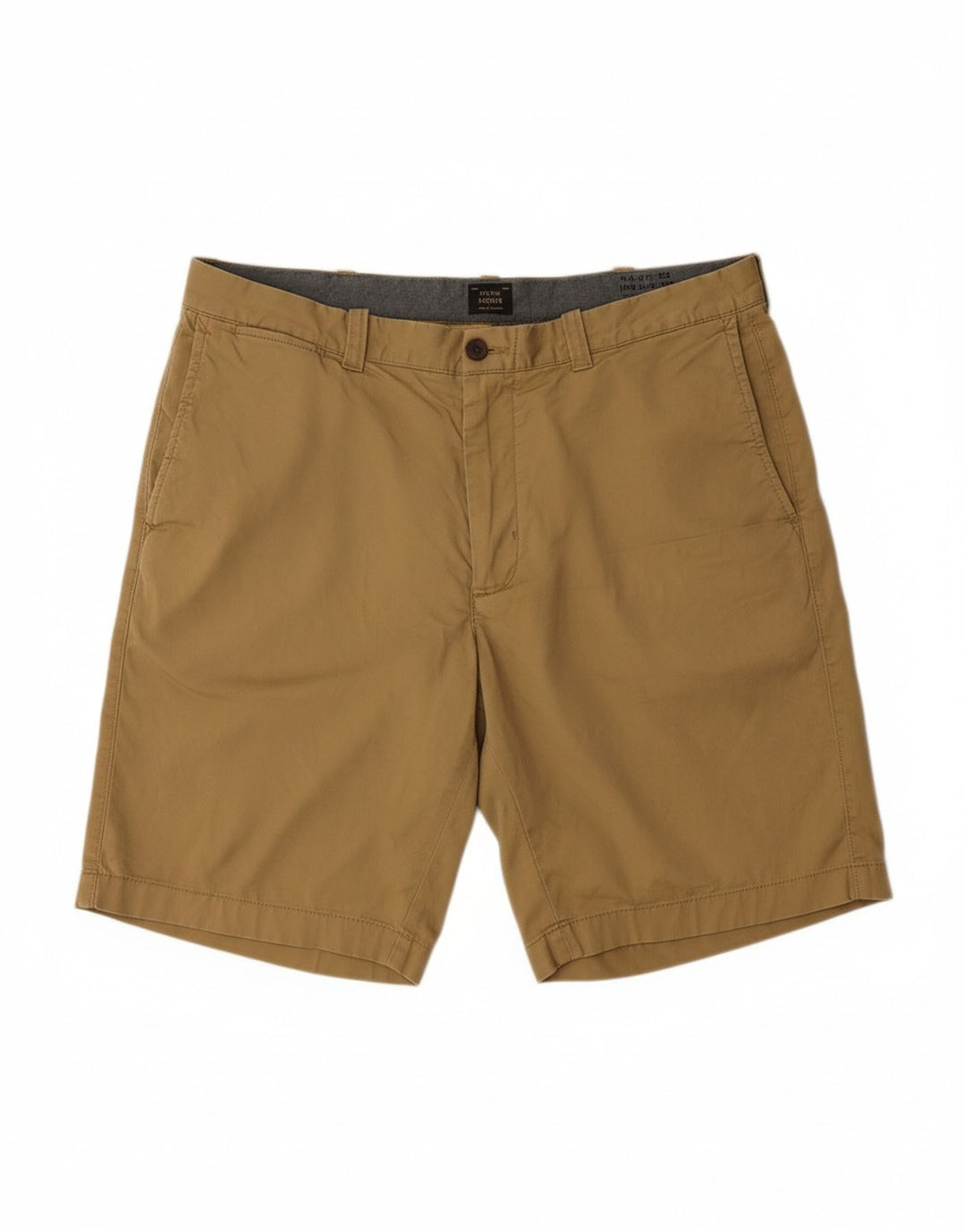 J. CREW Mens Chino Shorts W36 Large Beige Cotton