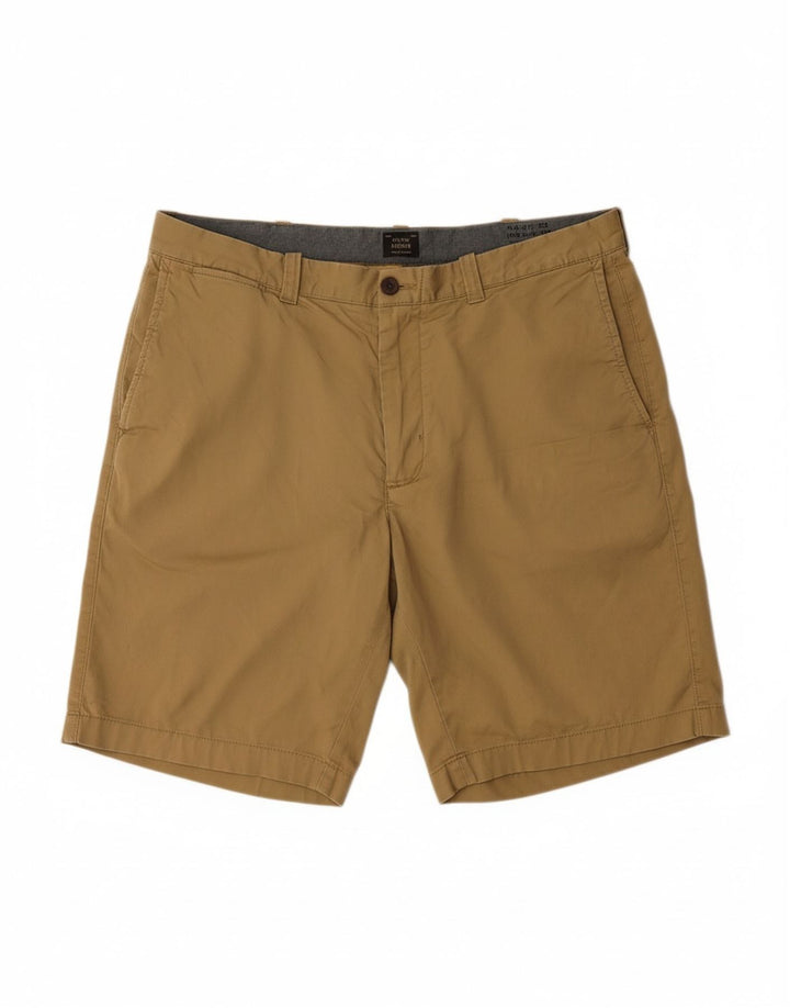 J. CREW Mens Chino Shorts W36 Large Beige Cotton