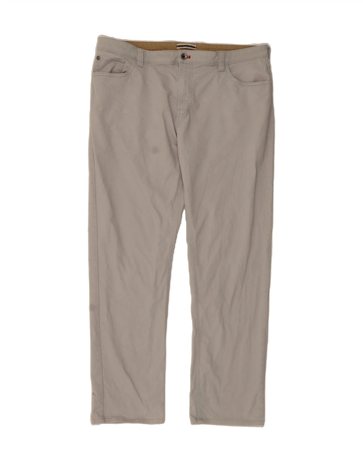 IZOD Mens Slim Casual Trousers W36 L32 Grey Cotton Vintage Izod and Second-Hand Izod from Messina Hembry 