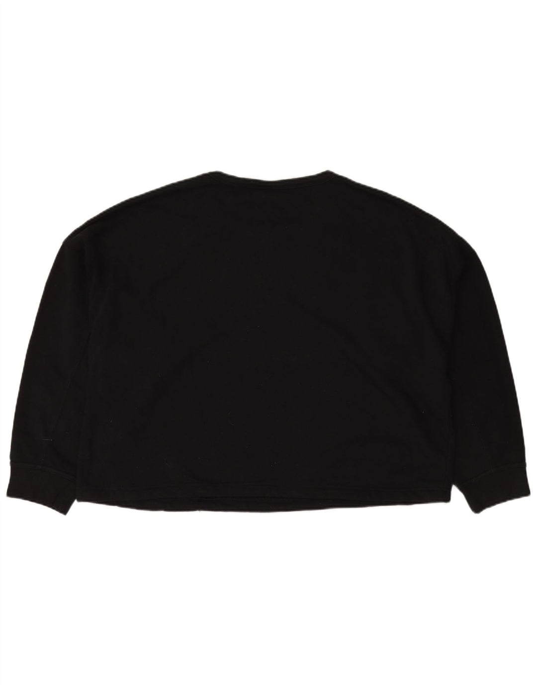 CHAMPION Suéter feminino oversized cropped UK 20 2XL algodão preto