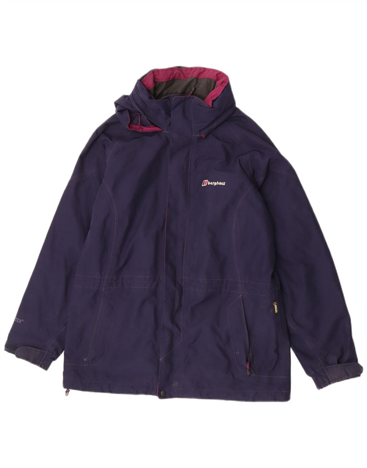 Berghaus Damen Regenjacke mit Kapuze UK 12 Medium Marineblau Polyester