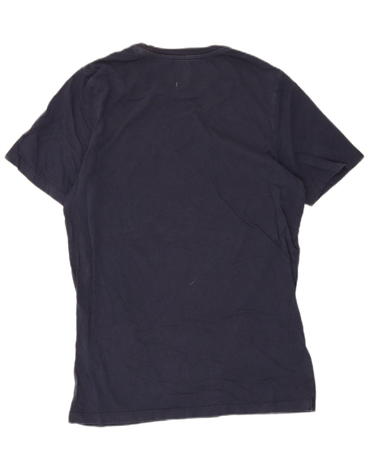 Jack & Jones Herre grafisk T-shirt Top Stor marineblå