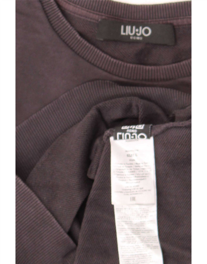 Liu Jo Mens Sweatshirt Jumper Large Grey Cotton