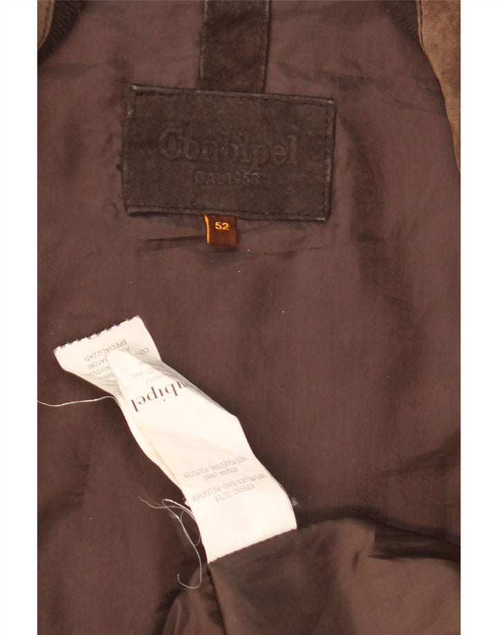 Giacca Scamosciata Uomo Conbipel IT 52 Large Pelle Marrone