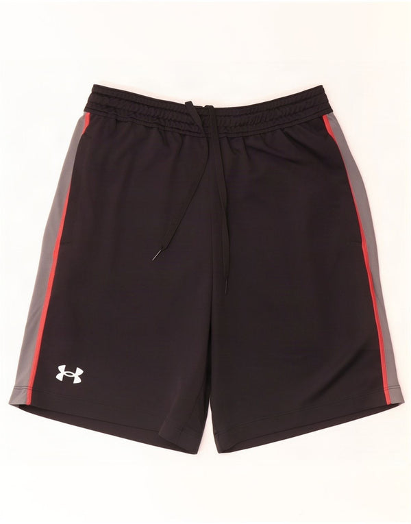 Under Armour Mens Sport Shorts Medium Black Colorblock poliészter