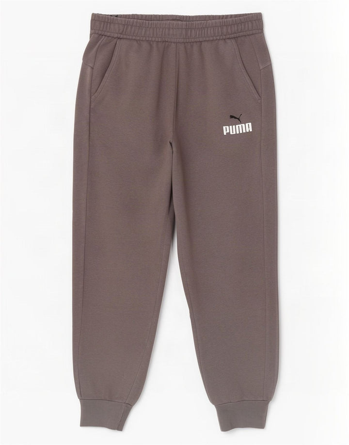 Puma Pantalon de Survêtement Joggers Homme Gris Moyen Coton