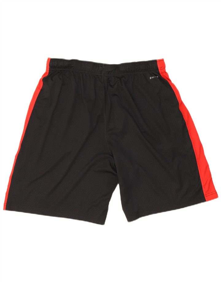 Nike Herre Dri Fit sportsshorts store sorte Colourblock Polyester