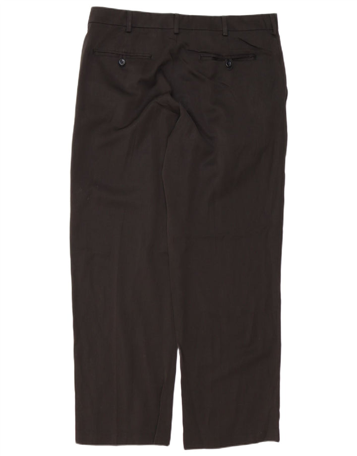 Ανδρικό ίσιο παντελόνι Chino IZOD W34 L30 Μαύρο πολυεστέρα