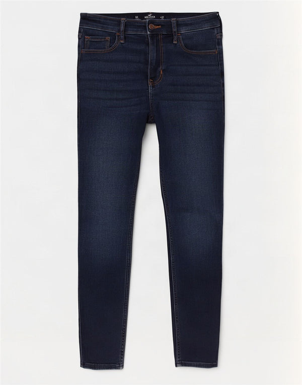 Hollister Womens High Rise Skinny Jeans W27 L26 Blue Cotton