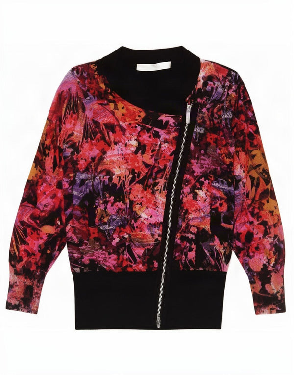Karen Millen Damen-Strickjacke mit 3/4-Ärmeln, US 3 XS, mehrfarbig