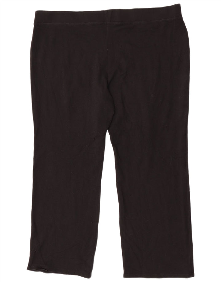 Marks & Spencer Womens Leggings UK 24 4XL Black Cotton