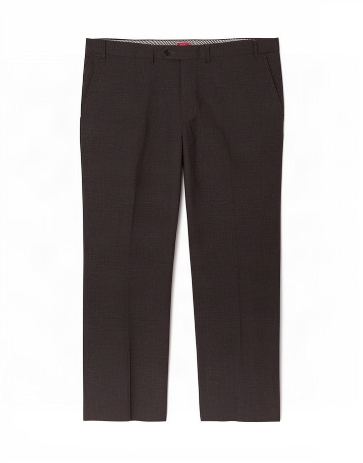 Marks & Spencer Mens Straight Suit Trousers W42 L29 Grey Houndstooth