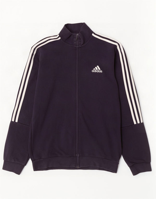 Adidas Mens Primegreen Tracksuit Top Jacket UK 38/40 Medium Navy Blue