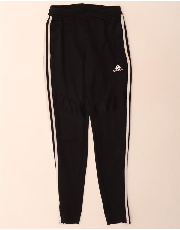 Pantaloni della tuta Adidas Climalite da donna UK 4/6 XS poliestere nero