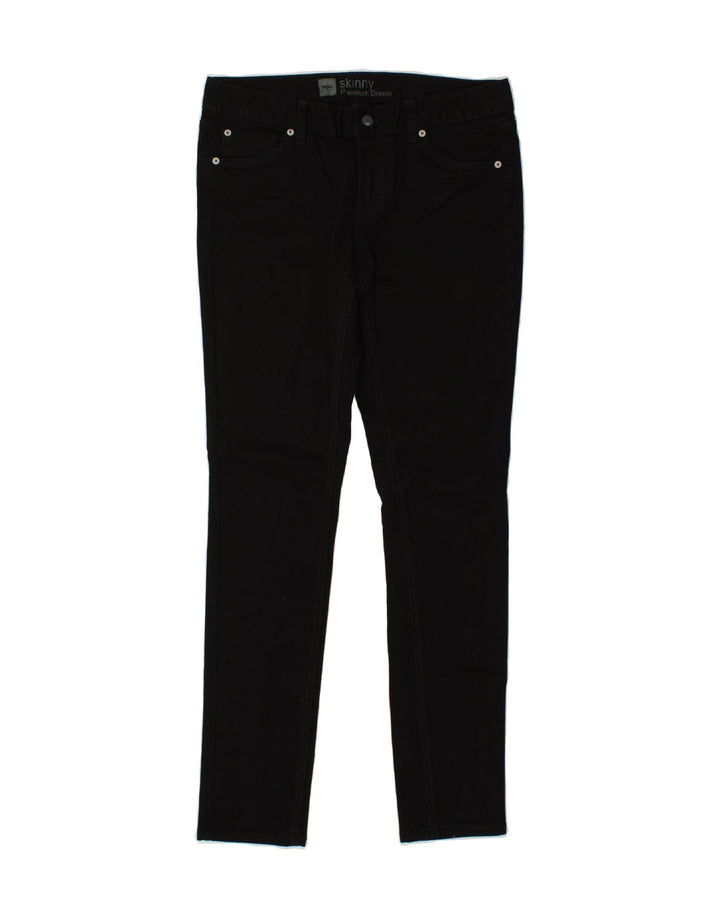 MOSSIMO Womens Skinny Jeans US 8 Medium W32 L32 Black Cotton Vintage Mossimo and Second-Hand Mossimo from Messina Hembry 
