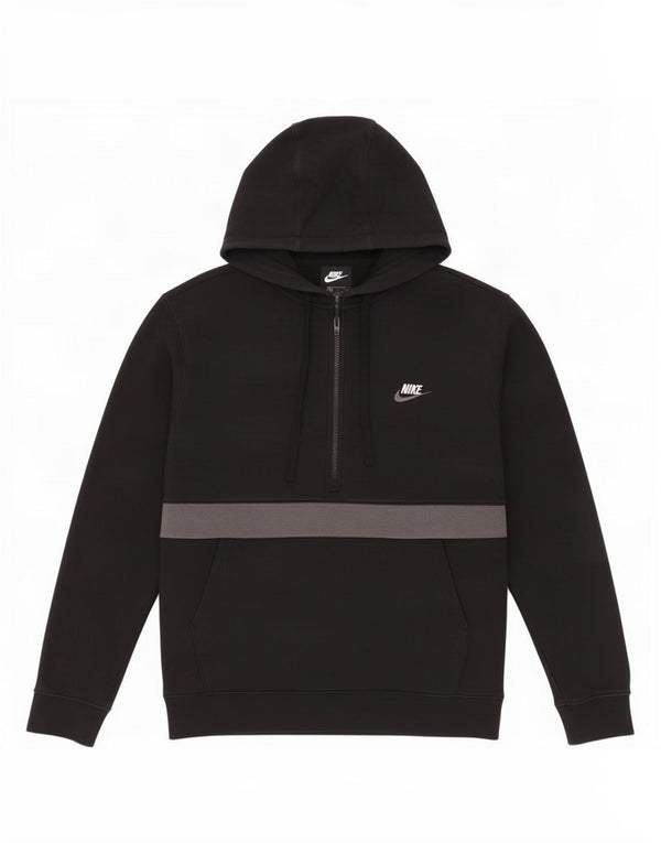 Nike hættetrøje med lynlås til mænd til mænd Large Black Colourblock Bomuld