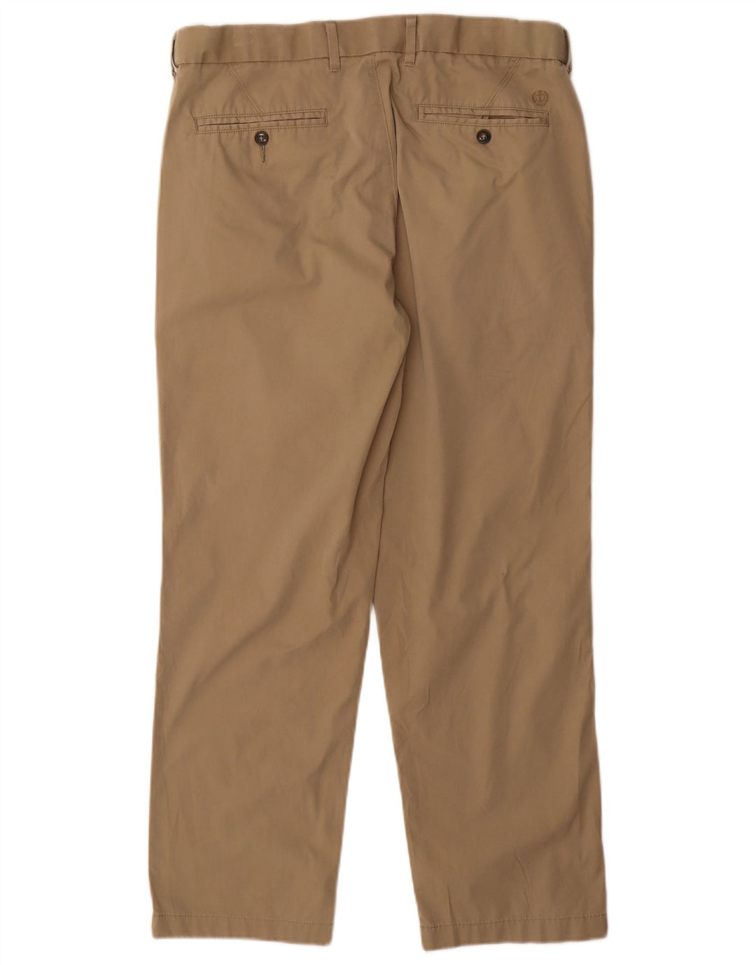 Marks & Spencer Mens Regular Chino Trousers W34 L29 Beige Cotton
