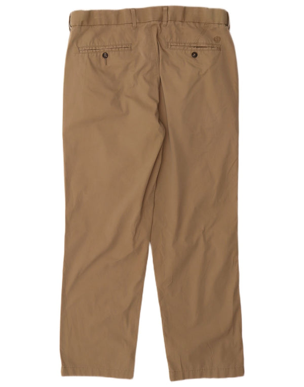 Pantaloni chino obișnuiți pentru bărbați Marks & Spencer L34 L29 bumbac bej