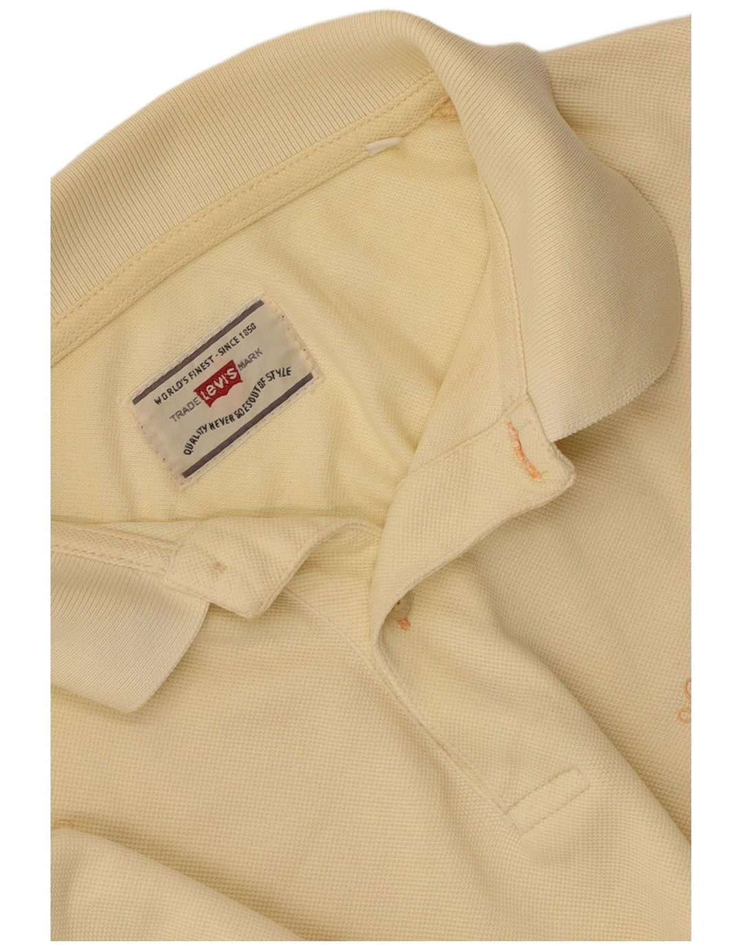 Polo Levi's da uomo di colore giallo medio