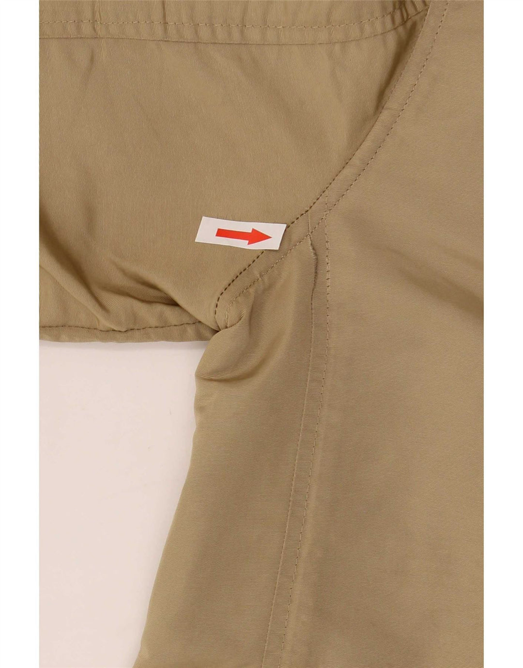 Massimo Dutti Womens Hooded Oversized Parka Jacket UK 6 XS Khaki