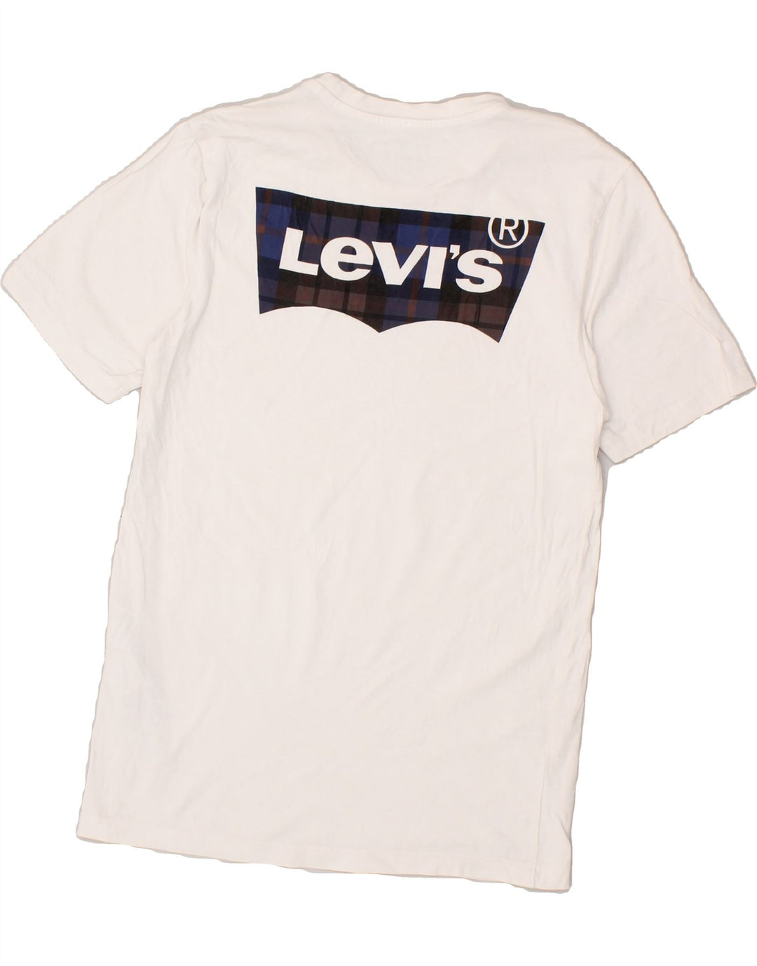 LEVI'S Mens Graphic T-Shirt Top XS White Vintage Levi's and Second-Hand Levi's from Messina Hembry 