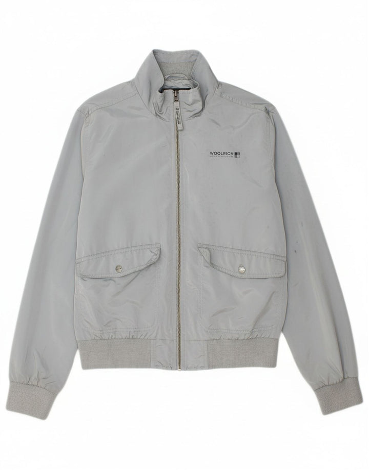 WOOLRICH Boys Bomber Jacket 13-14 Years Grey Polyester