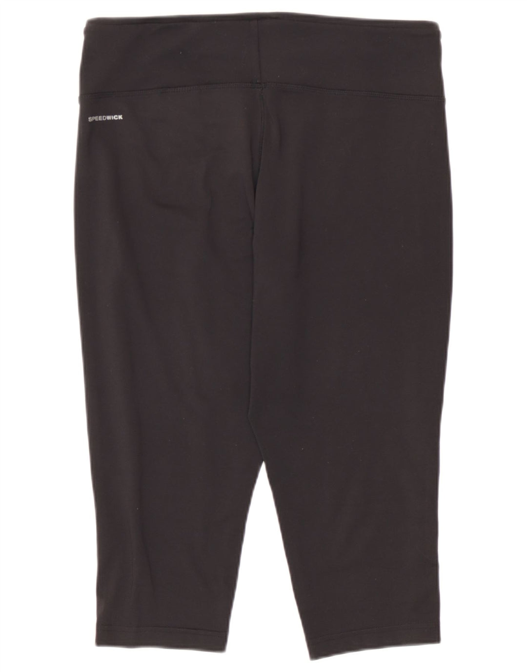 Leggings Capri Reebok da donna UK 16/18 Large Nero Poliestere
