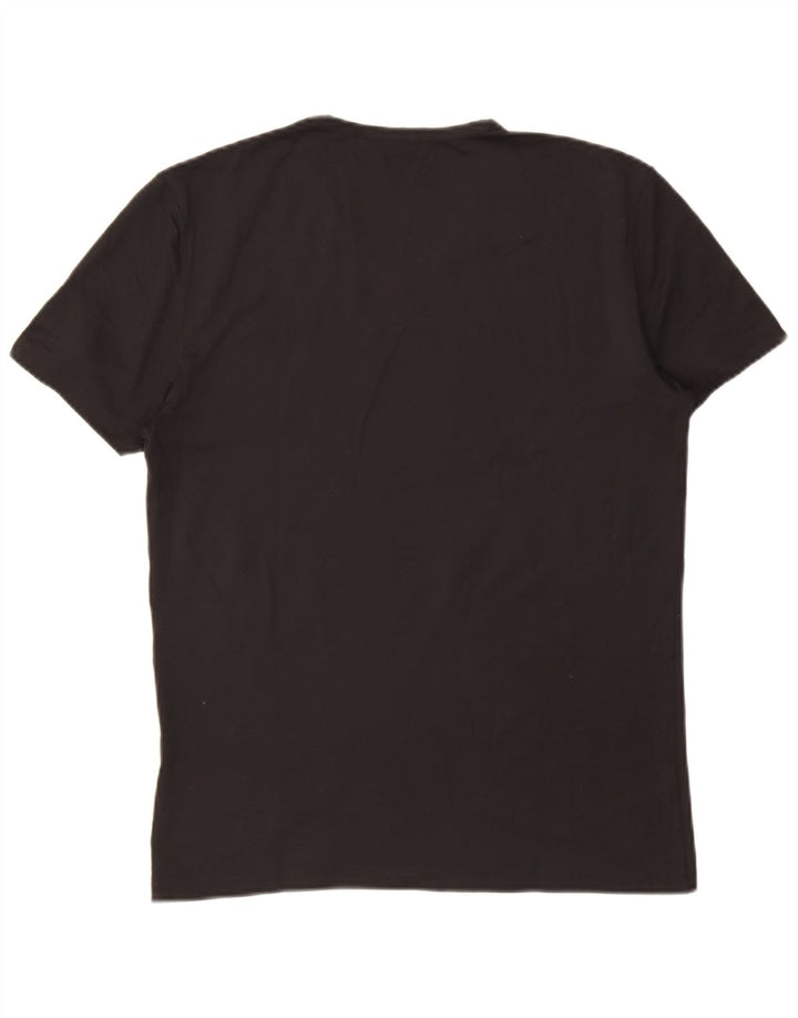 Fila Mens T-Shirt Top Medium Black