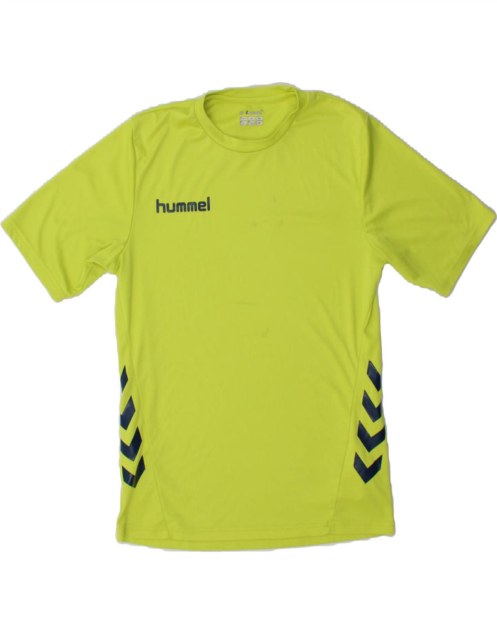 HUMMEL Mens Graphic T-Shirt Top Small Green Polyester Vintage Hummel and Second-Hand Hummel from Messina Hembry 