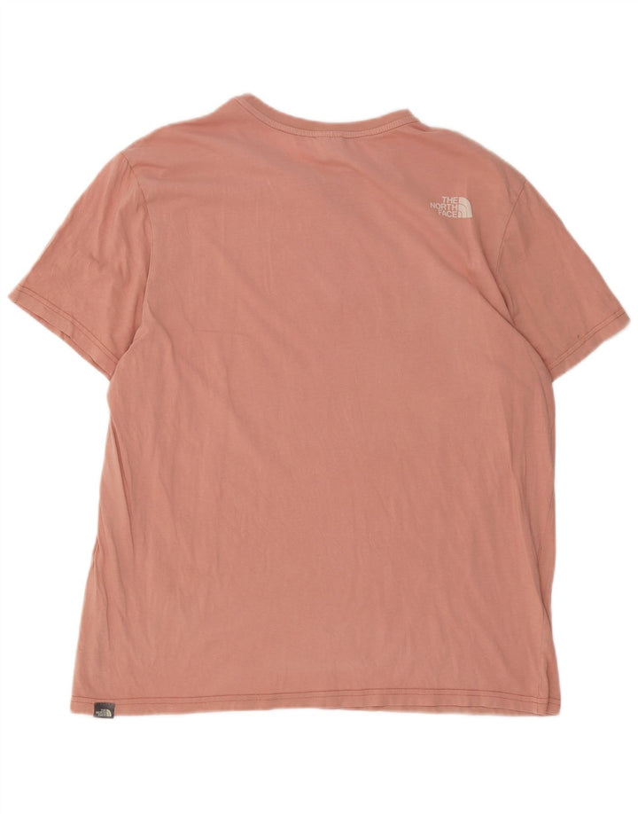 The North Face Mens T-Shirt Top XL Pink