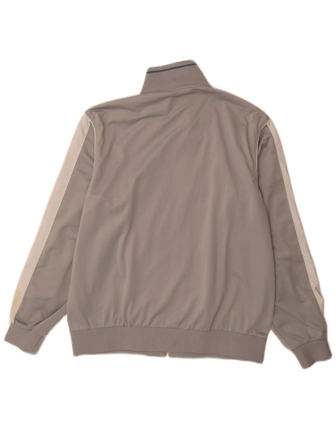 Asics Mens Tracksuit Top Jacket 2XL Grey Colourblock Polyester
