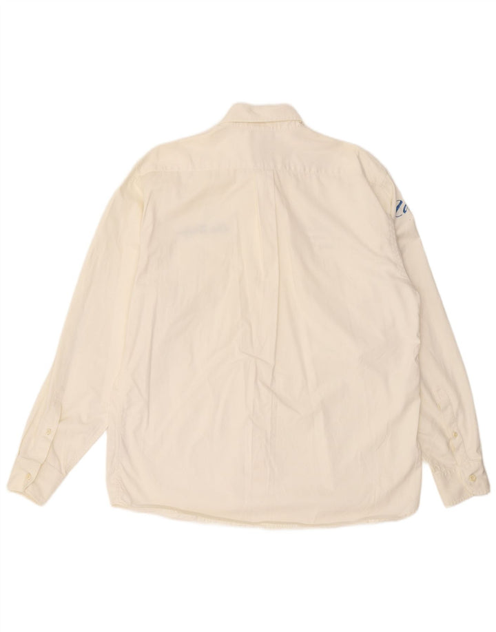 North Sails Mens Graphic Shirt 2XL Off White Cotton