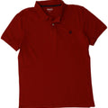 Polo da uomo slim fit TIMBERLAND in cotone rosso medio