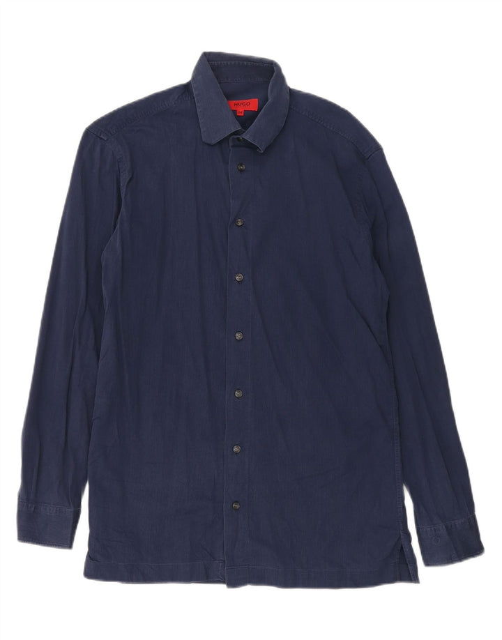 Hugo Boss Herreskjorte Medium Navy Blue