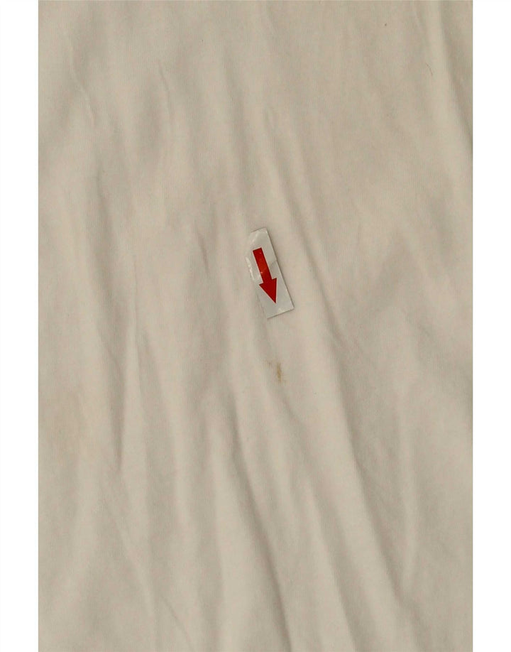 Ralph Lauren Mens Top Long Sleeve Medium White Cotton