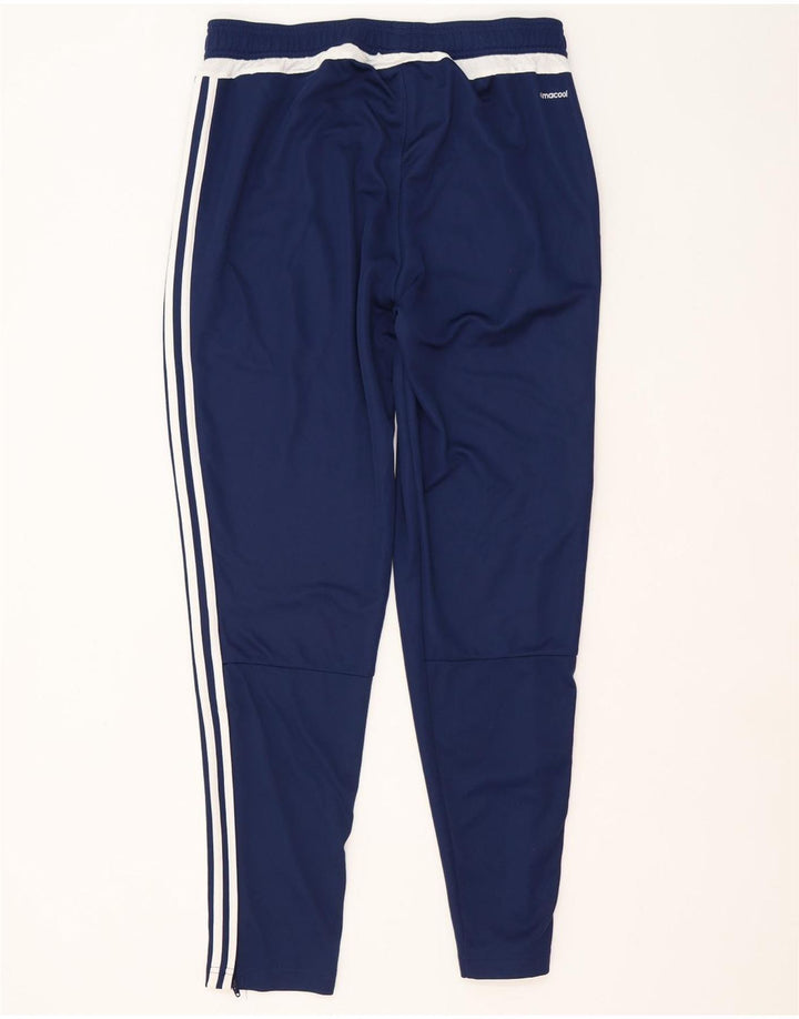 Adidas Mens Climacool Tracksuit Trousers Large Navy Blue Colourblock