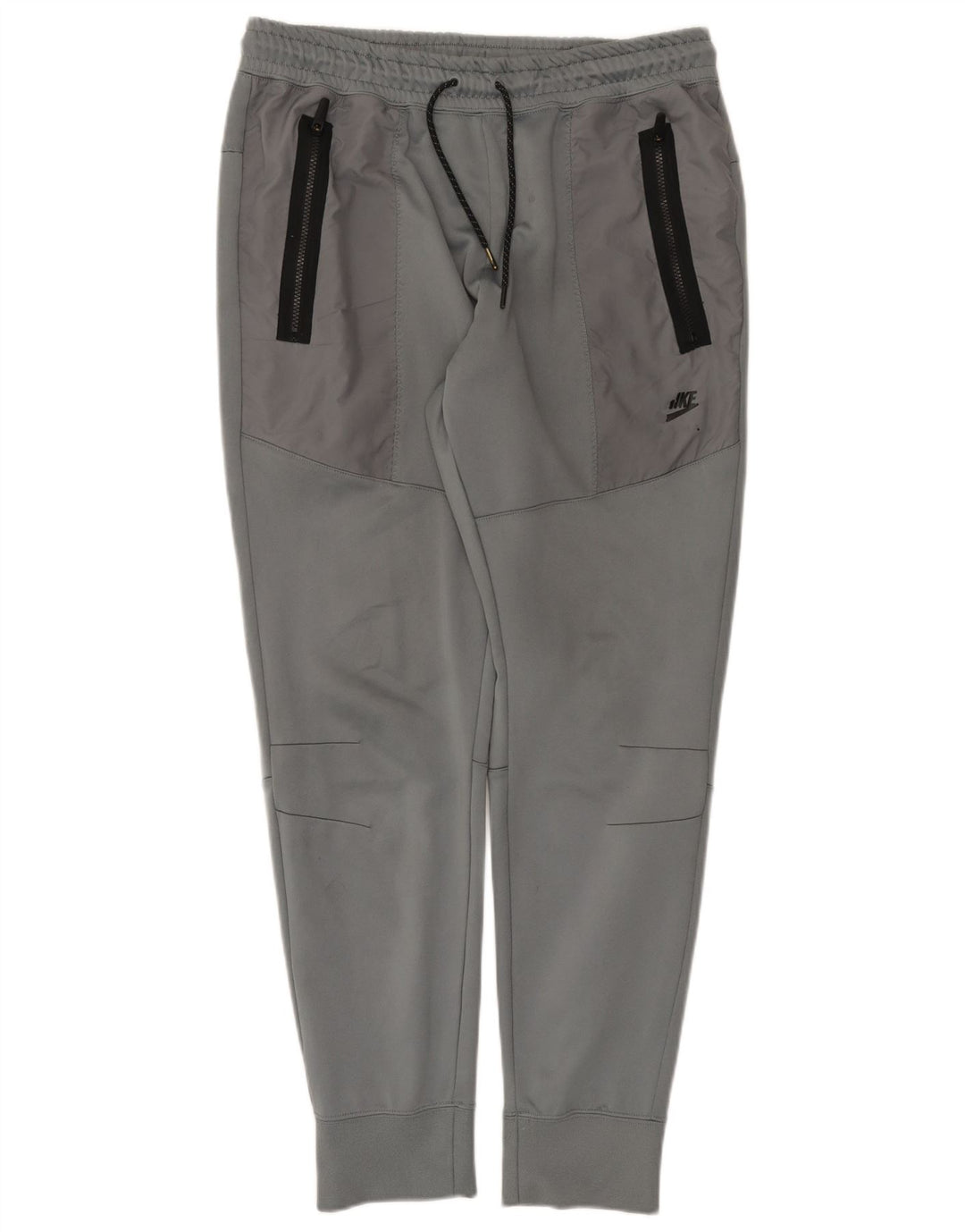 Nike Mens Therma-Fit Tracksuit Trousers Joggers Large Grey Polyester