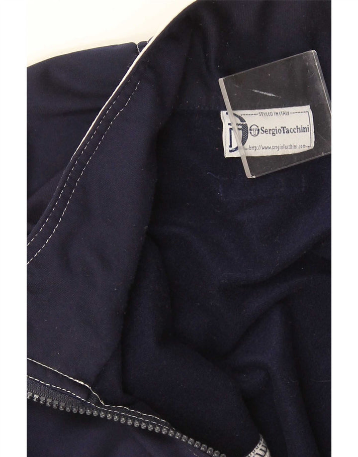 Sergio Tacchini Herre træningsdragt Top jakke Medium Navy Blue Colourblock