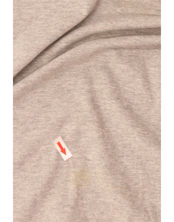 T-shirt da uomo Nike Top grande in cotone grigio