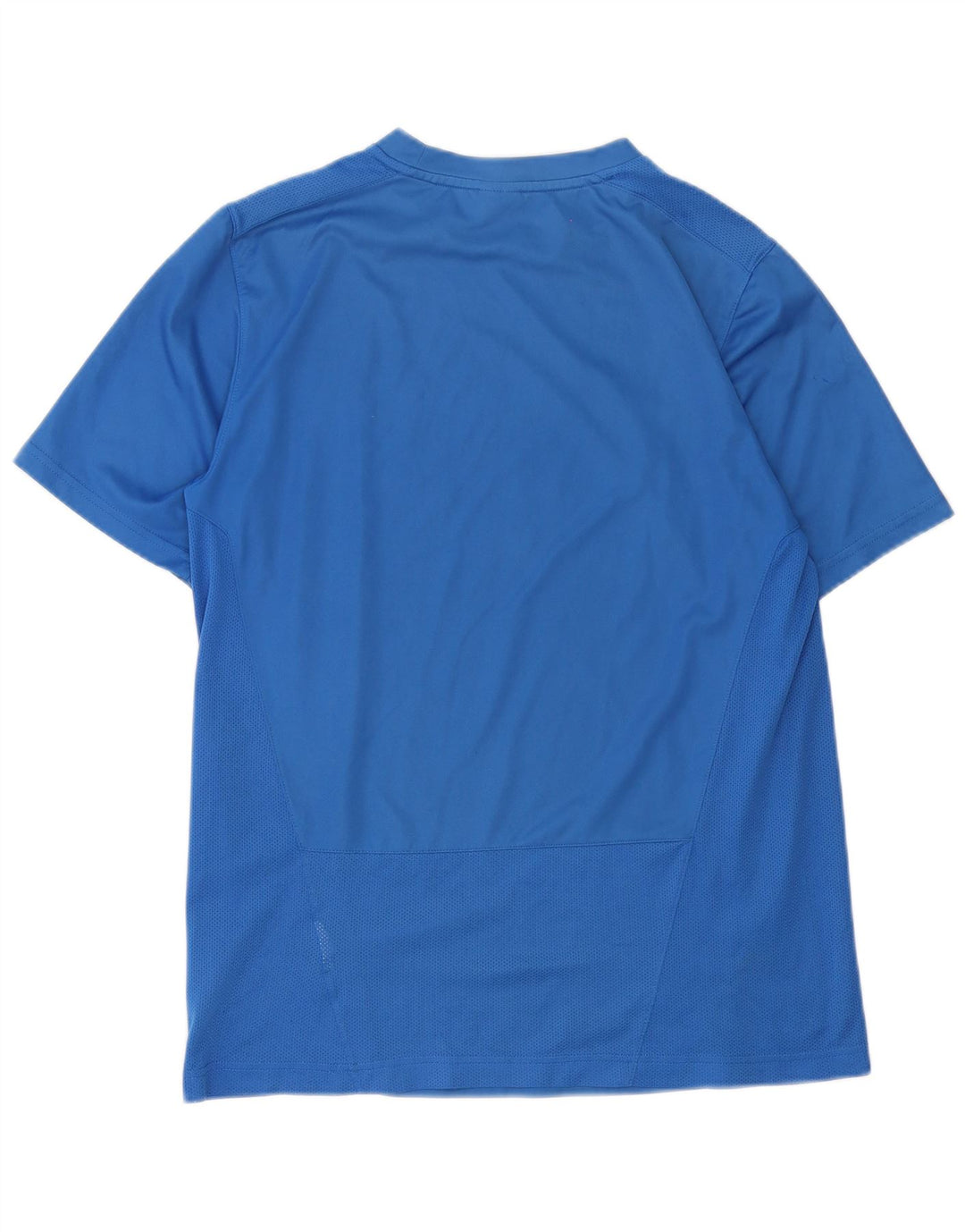 Nike Mens Dri Fit T-Shirt Top UK 39/41 Medium Blue
