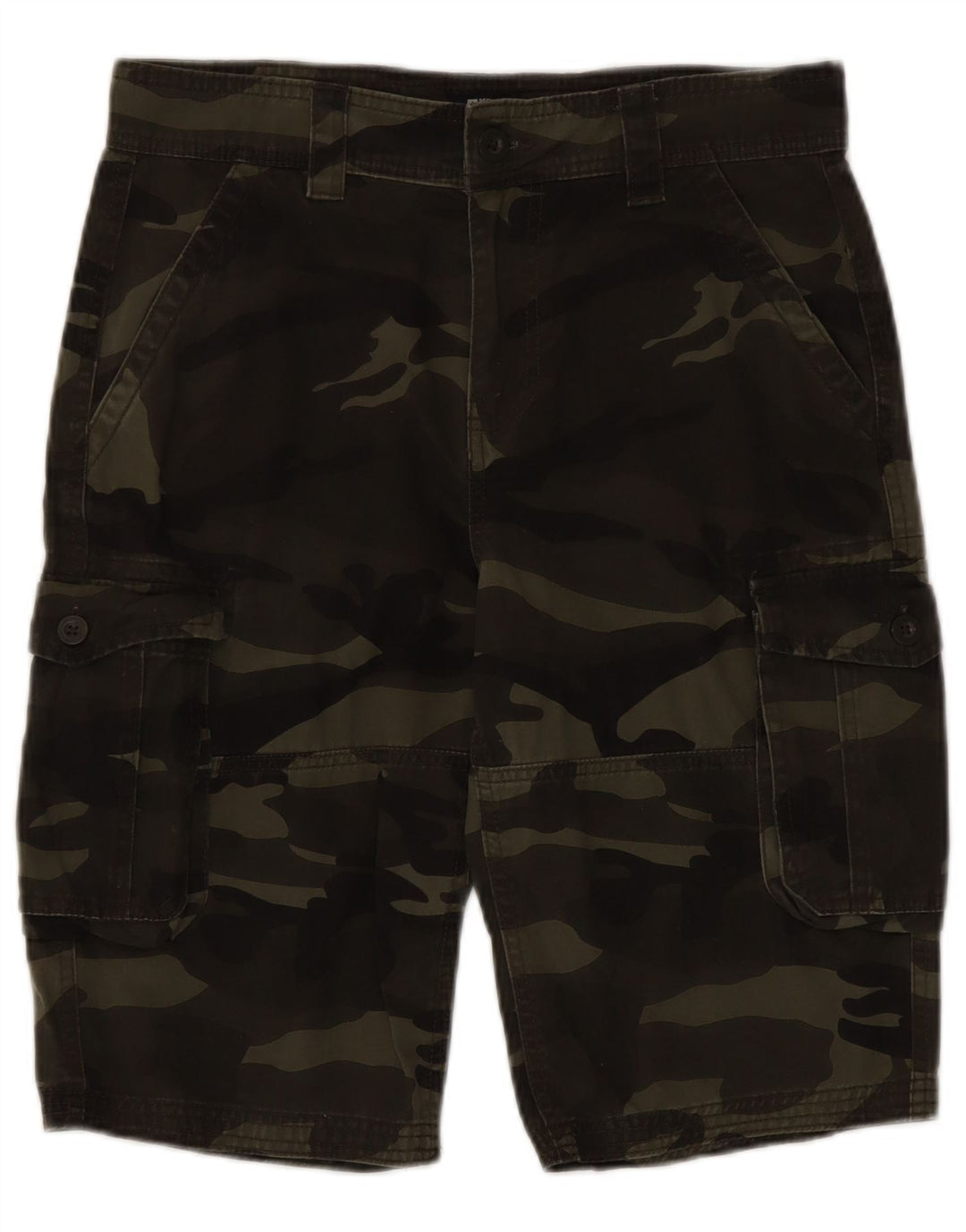 Mountain Warehouse Herre Cargo Shorts W30 Mellemgrøn Camouflage Bomuld