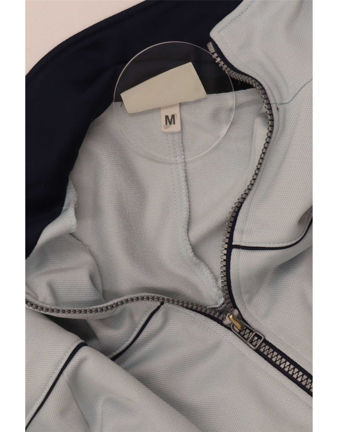 Asics Womens Tracksuit Top Jacket UK 14 Medium Blue